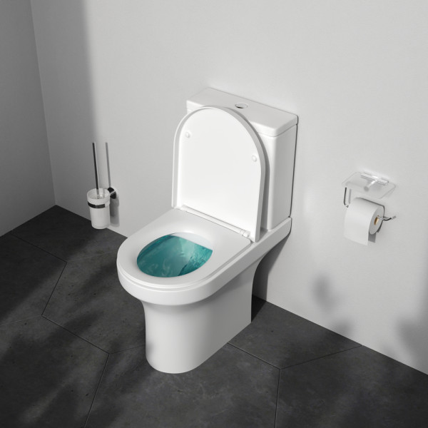 Унитаз-компакт AM.PM X-joy безободковый с сиденьем микролифт (C85A8601SC)