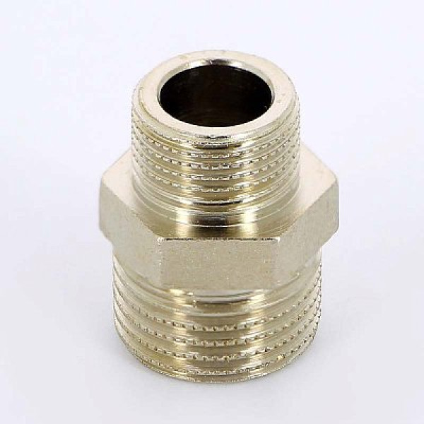 Ниппель переходной 3/8"х1/2" Uni-Fitt (никель) 600N2100
