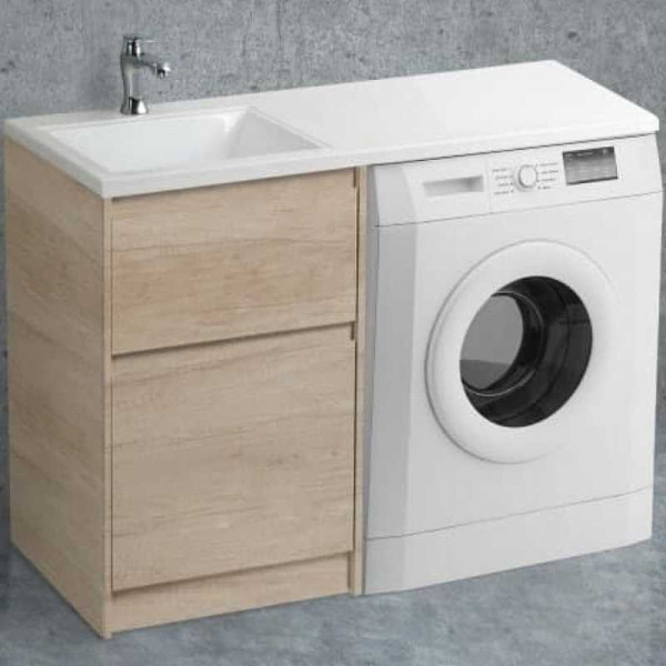 Тумба напольная BelBagno Kraft-LVD-58/120-L Rovere Nebrasca Nature (KRAFT-LVD-580/1200-2C-PIA-RNN)