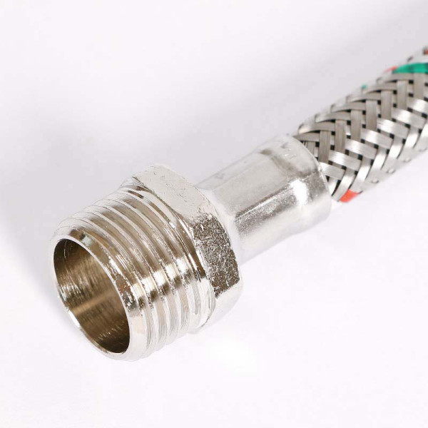 Подводка гибкая Uni-Fitt 1200 мм 1/2" НВ DN 8 оплётка из нерж. стали (501S2012) Подводка гибкая Uni-Fitt 1200 мм 1/2" НВ DN 8 оплётка из нерж. стали (501S2012)