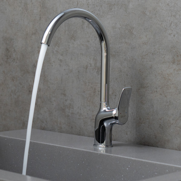 Смеситель для кухни Lemark Ortus хром (LM11305C)