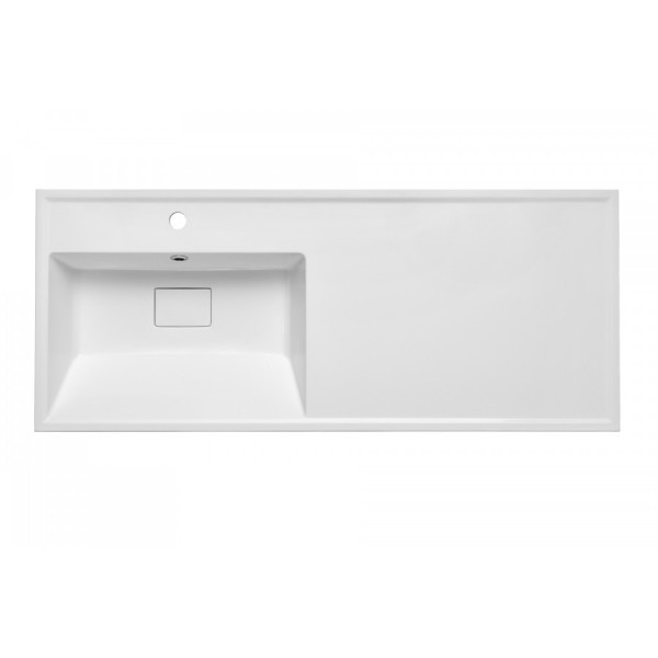 Раковина над стиральной машиной Aquaton Лайн 50x120x16 L белый (1.A728.6.3KL.F01.L)