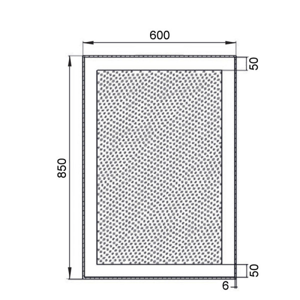 Зеркало Aquanet Алассио 6085 LED (196632)