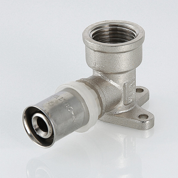 Водорозетка 20x1/2"В Valtec (пресс, никель) (VTm.254.N.002004) Водорозетка 20x1/2"В Valtec (пресс, никель) (VTm.254.N.002004)