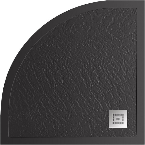 Душевой поддон BelBagno Uno 90x90x3,5 Черный (TRAY-MR-UNO-R-90-550-35-NERO-CR)