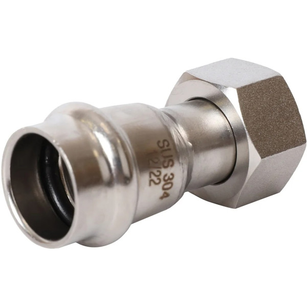 Переход 18х1/2"B с накидной гайкой Rommer из нержавеющей стали (пресс) (RSS-0026-001812) Переход 18х1/2"B с накидной гайкой Rommer из нержавеющей стали (пресс) (RSS-0026-001812)