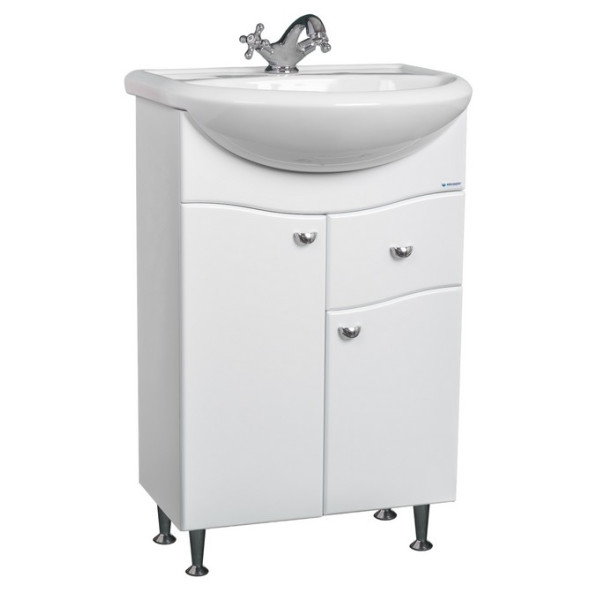 Тумба напольная Домино Уют 55 Волна (DA1017T)