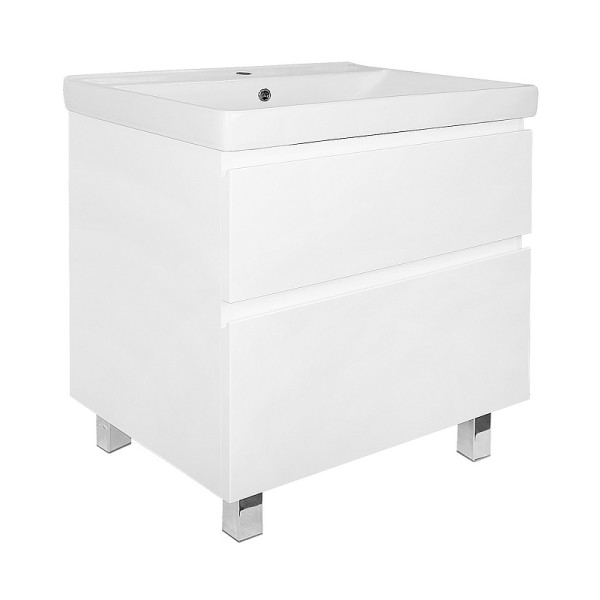 Тумба напольная Azario с раковиной Мила 70Н с раковиной Tempo 70 (CS00092800)