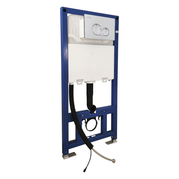 Комплект инсталляция с электронным унитазом Swedbe Smart с клавишей смыва хром (0556)