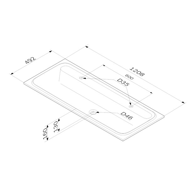 Раковина мебельная AM.PM Func 120x50 белый матовый (M8FWPC1200WM) Раковина мебельная AM.PM Func 120x50 белый матовый (M8FWPC1200WM)