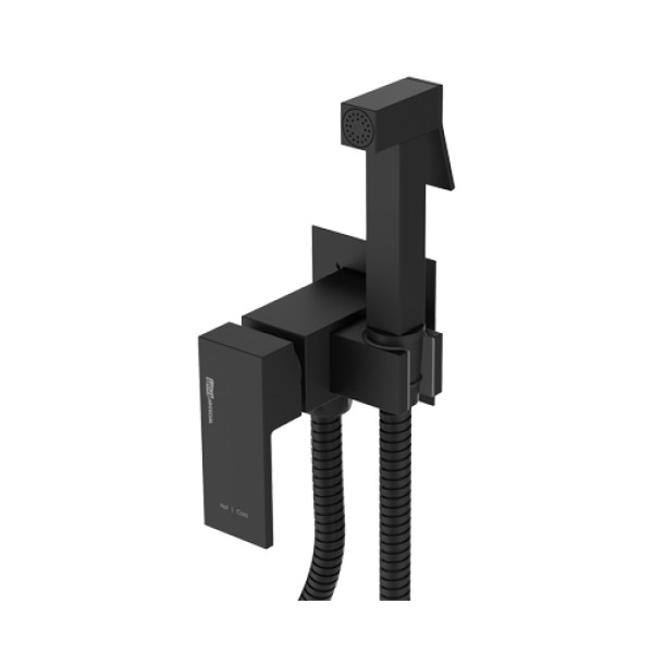 Смеситель с гигиеническим душем встраиваемый WasserKRAFT черный матовый (A71638) Смеситель с гигиеническим душем встраиваемый WasserKRAFT черный матовый (A71638)