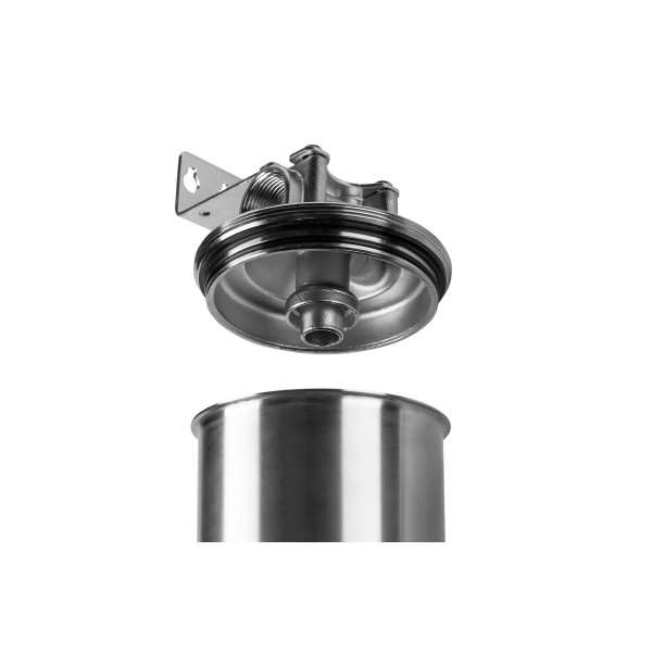 Фильтр колбовый Гейзер HS 1" 20ВВ со сливом (нержавеющая сталь, для холодной и горячей воды) (50631) Фильтр колбовый Гейзер HS 1" 20ВВ со сливом (нержавеющая сталь, для холодной и горячей воды) (50631)