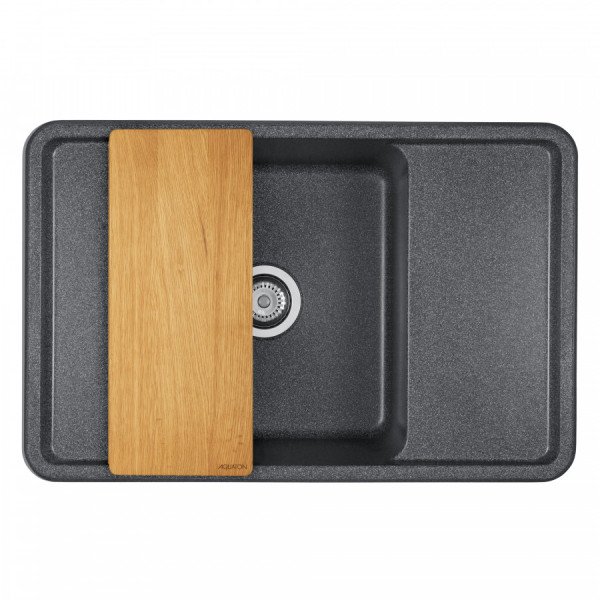 Мойка для кухни врезная Aquaton Беллис 510x780x250 графит (1.A725.0.32B.S21.0) Мойка для кухни врезная Aquaton Беллис 510x780x250 графит (1.A725.0.32B.S21.0)