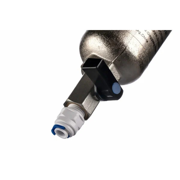 Фильтр с манометром самоочищающийся Гейзер-Бастион 122 1/2" (латунный корпус, со сгонами) (32672)