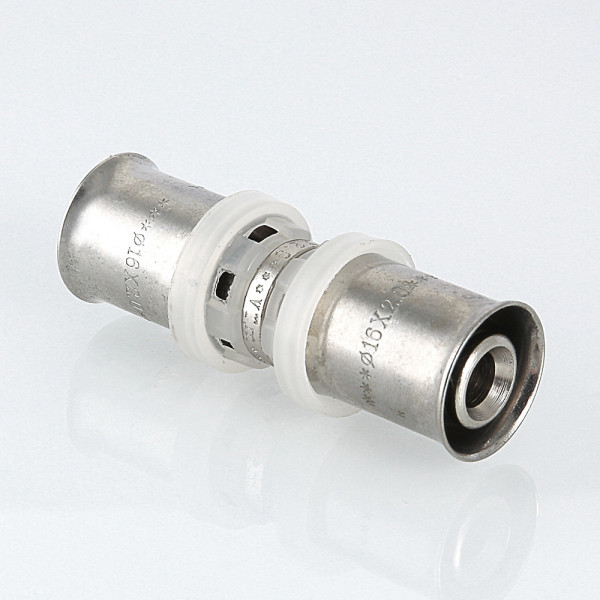 Соединение прямое 32*16 Valtec (пресс, никель) (VTm.203.N.003216) Соединение прямое 32*16 Valtec (пресс, никель) (VTm.203.N.003216)