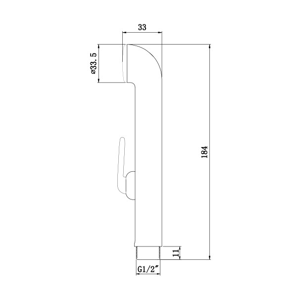 Душ гигиенический Lemark крепл, шланг 1.2 м, хром (LM8045C)