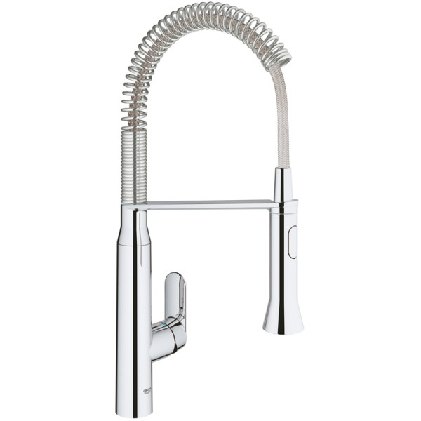 Смеситель для кухни Grohe K7 с выдвижным изливом хром (31379000) Смеситель для кухни Grohe K7 с выдвижным изливом хром (31379000)