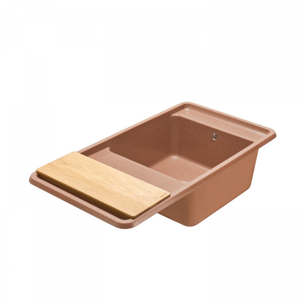 Мойка для кухни врезная Aquaton Беллис 510x970x250 терракот (1.A725.1.32B.S27.0)