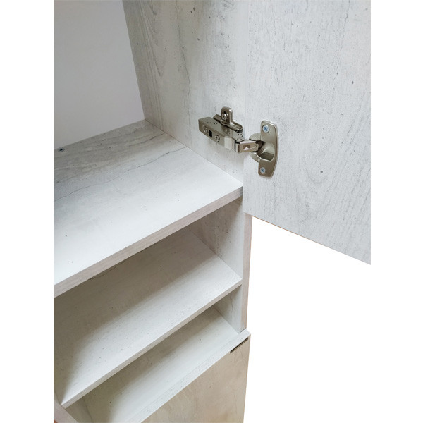 Пенал подвесной Comforty Лима 350x1600x320 антрацит матовый (00-00001615)