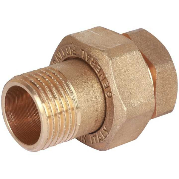 Сгон прямой (американка) 1 1/2" ВН Stout (латунь, уплотнение o-ring кольцо) SFT-0040-000112