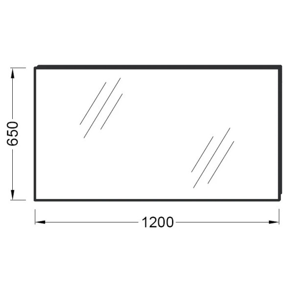 Зеркало Jacob Delafon 1200x30x650 (EB1085-NF)