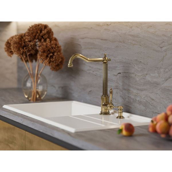 Смеситель для кухни Omoikiri Toshima-AB античная латунь (4994324)