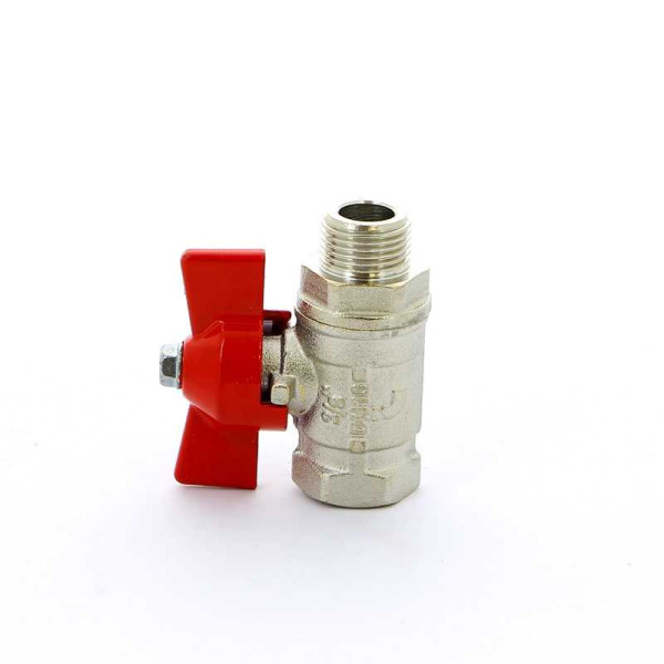 Кран Itap 3/8" ВН шаровый Ideal (красная бабочка) (0930038) Кран Itap 3/8" ВН шаровый Ideal (красная бабочка) (0930038)