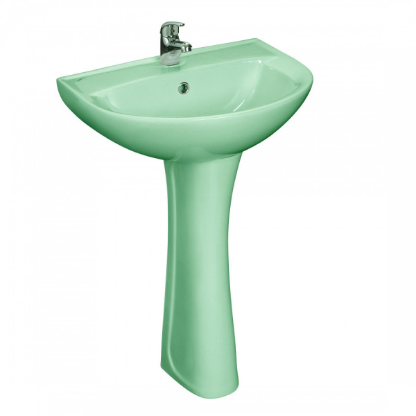 Раковина подвесная Santeri Виктория салатовая 56x45,3x20 салатовая (1.3111.6.S04.11B.0) Раковина подвесная Santeri Виктория салатовая 56x45,3x20 салатовая (1.3111.6.S04.11B.0)