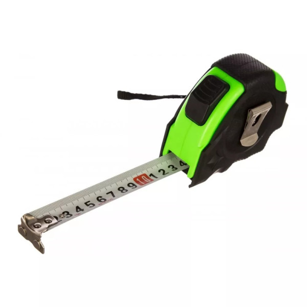 Рулетка 7,5 м (25 мм) Effecta Nylon с магнитом и автостопом, лента нейлон (587525)