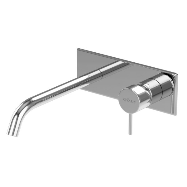 Смеситель для раковины встраиваемый Cezares Leaf хром (LEAF-BLI1-20-L-01-W0)