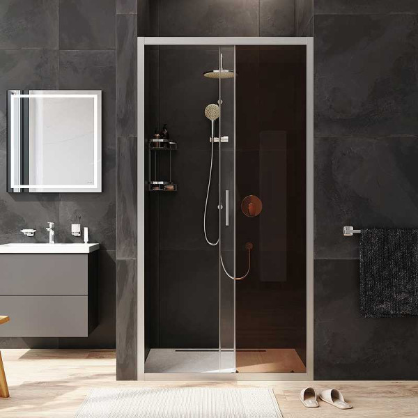 Дверь душевая AM.PM Gem 100x195 стекло прозрачное, бронзовое, профиль хром матовый (W90G-100-1-195MBr) Дверь душевая AM.PM Gem 100x195 стекло прозрачное, бронзовое, профиль хром матовый (W90G-100-1-195MBr)