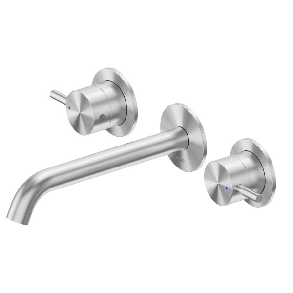 Смеситель для раковины Abber Wasser Kreis 316 скрытого монтажа, сталь брашированная (AF81123BST-L)