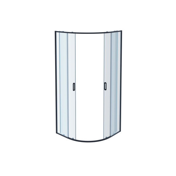 Душевой уголок Aquatek Ария 90x90x200 стекло прозрачное, профиль оружейная сталь (AQ ARI RO 09020GM)
