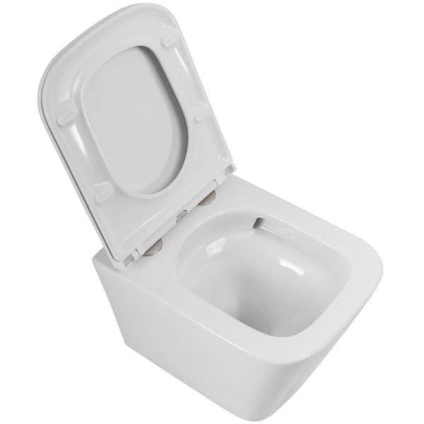 Унитаз подвесной BelBagno Ardente-R безободковый (BB520CH-TOR/BB2322SC)