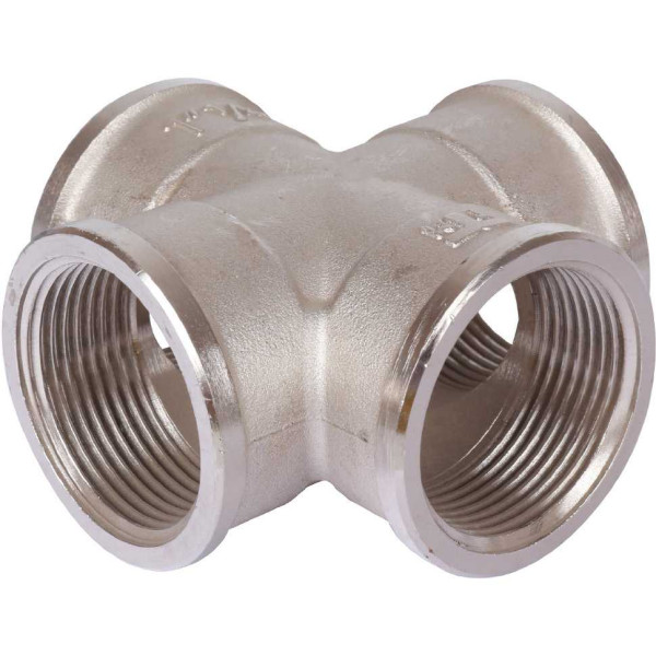 Крестовина 1/2" Tiemme (никель) (1500290 / 1580N04040404) Крестовина 1/2" Tiemme (никель) (1500290 / 1580N04040404)