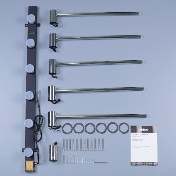 Полотенцесушитель электрический Abber Charme 520x795 хром (AH4005) Полотенцесушитель электрический Abber Charme 520x795 хром (AH4005)