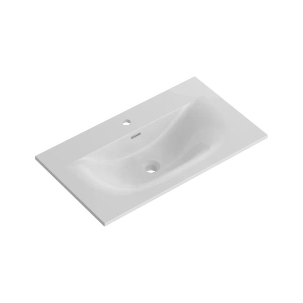 Раковина мебельная BelBagno 91x40 белая глянцевая (BB-8099-3-90)