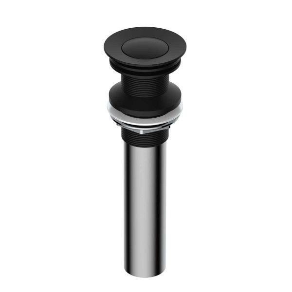 Донный клапан WasserKraft Push-up черный (9070157)