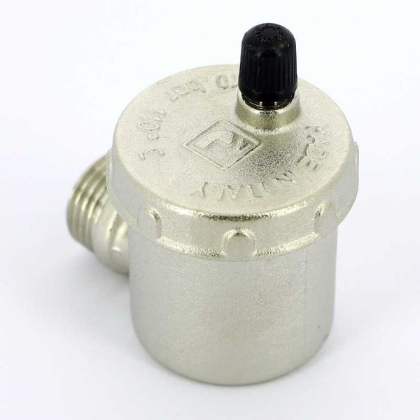 Воздухоотводчик автоматический Itap 1/2" боковое подключение (никель) (3640012)