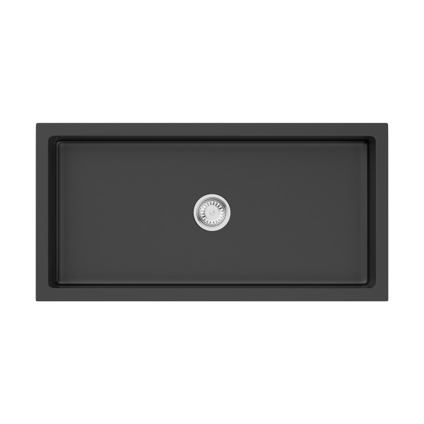 Мойка для кухни врезная Omoikiri Mikura 91-BL Natceramic/черный (4997087) Мойка для кухни врезная Omoikiri Mikura 91-BL Natceramic/черный (4997087)