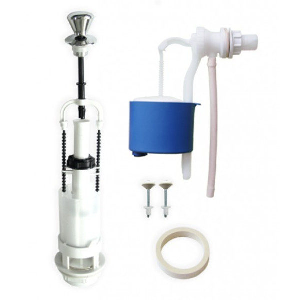 Арматура для см.бачка Уклад боковая подводка, 1-ур. Арматура для см.бачка Уклад боковая подводка, 1-ур.