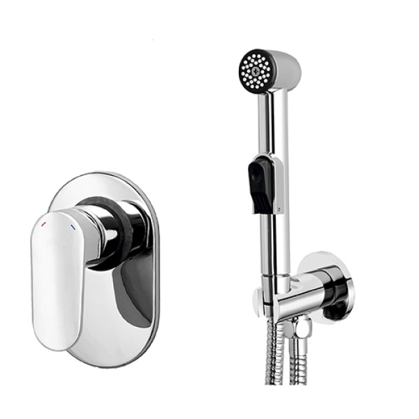 Смеситель с гигиеническим душем WasserKRAFT А11057 со шлангом 120 см Смеситель с гигиеническим душем WasserKRAFT А11057 со шлангом 120 см