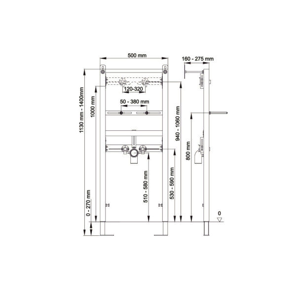 Инсталляция для раковины Berges Atom (049211)