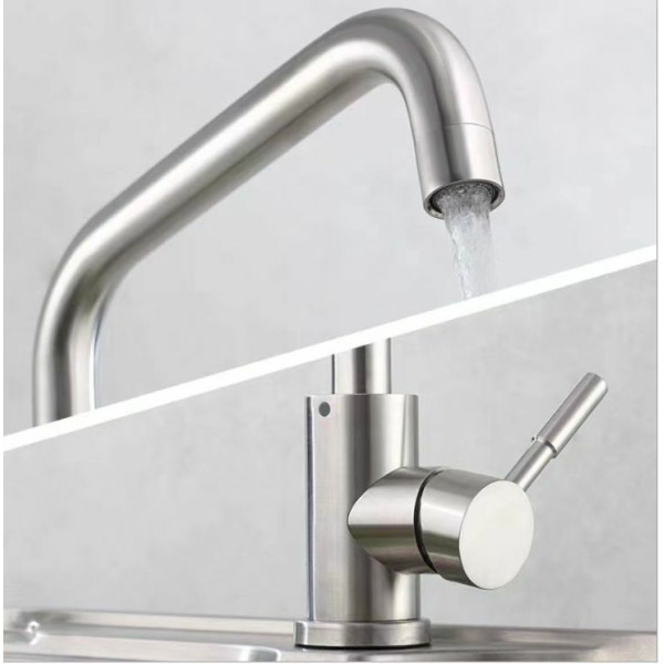 Смеситель для кухни Fashun сатин (A54201)