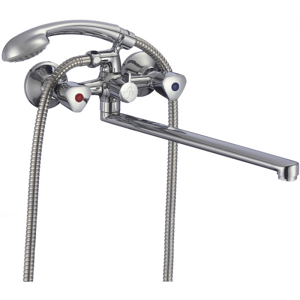 Смеситель для ванны и душа Milardo Tring с душевым комплектом, хром (TRISBL2M10)
