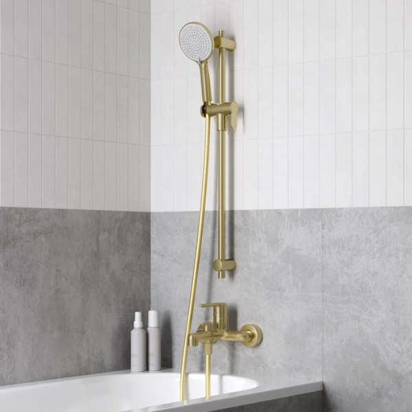 Смеситель для ванны и душа Iddis Aiger золотой (AIGMG00i02WA) Смеситель для ванны и душа Iddis Aiger золотой (AIGMG00i02WA)