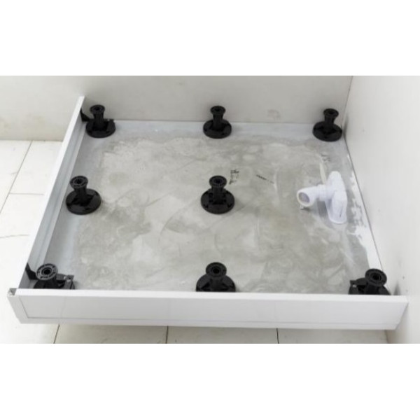 Душевой поддон из искусственного мрамора Cezares 100x100x3 белый (TRAY-AS-R-100-3-W)