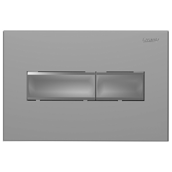 Клавиша смывная Loranto Prestige хром матовый (7521)