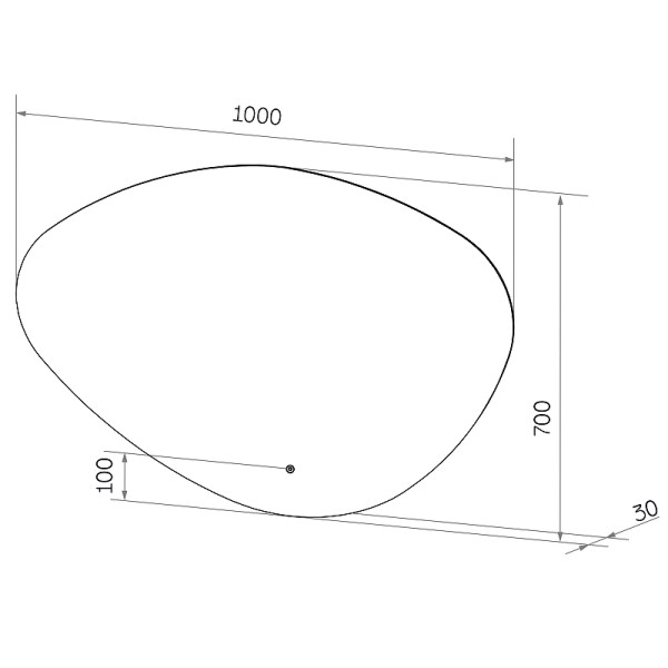 Зеркало с подсветкой Континент Alma Led 1000х700 (ЗЛП614) Зеркало с подсветкой Континент Alma Led 1000х700 (ЗЛП614)