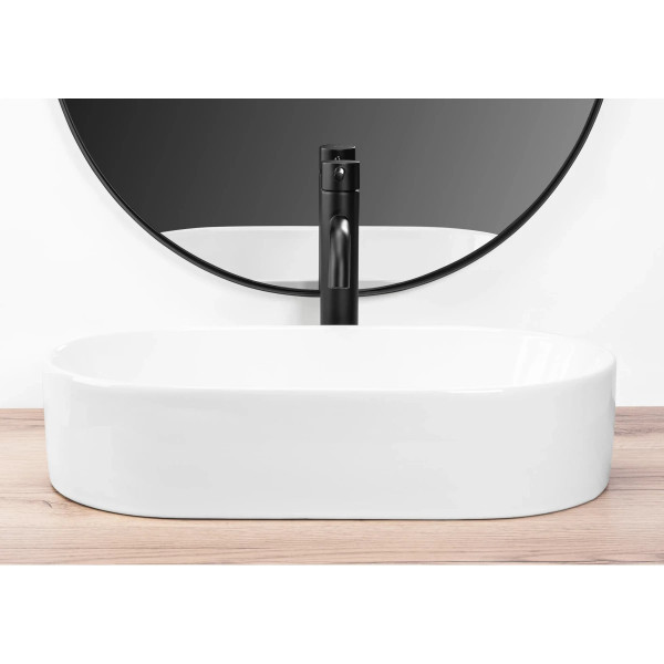 Раковина накладная REA Layla 53x30x11,5 белая (REA-U9108)